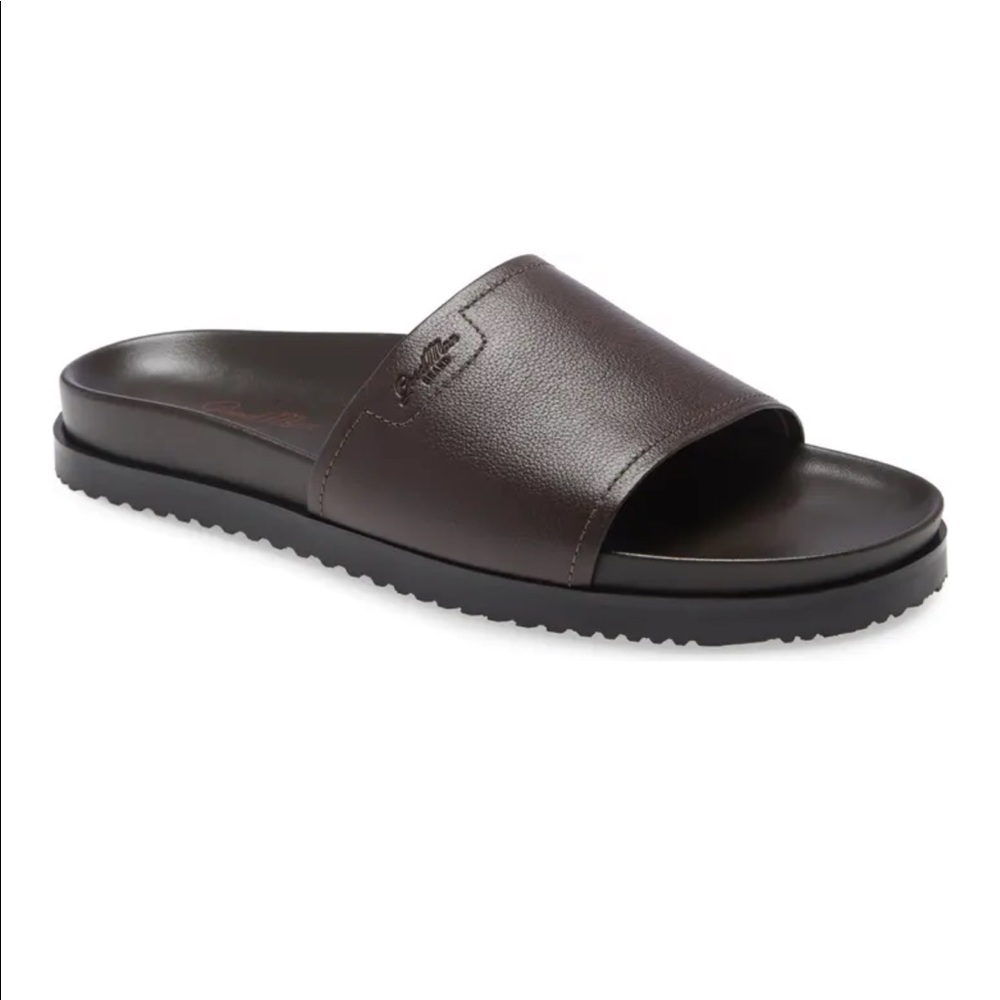 NWB Good Man Brand, Sardina Slide Sandal; Brown, 10